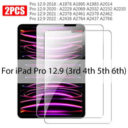 Screen Protectors - Tempered Glass for iPad (Pack of 2) (All iPad Models) by Habicare