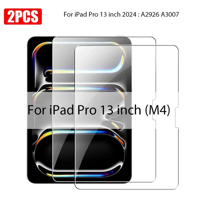 Screen Protectors - Tempered Glass for iPad (Pack of 2) (All iPad Models) by Habicare