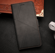 techplus Mobile Phone Case iPhone 18 Pro Flip Wallet Case Cowhide Dot Pattern iPhone 18 Pro Flip Wallet Case Cowhide Dot Pattern
