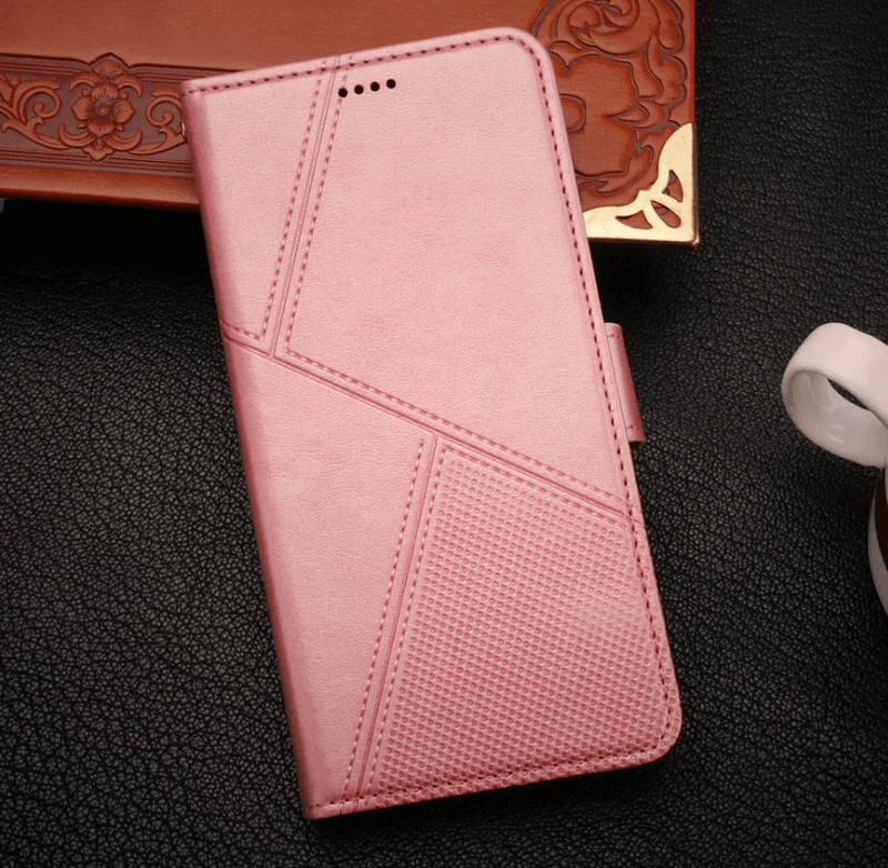 techplus Mobile Phone Case iPhone 18 Pro Flip Wallet Case Cowhide Dot Pattern iPhone 18 Pro Flip Wallet Case Cowhide Dot Pattern