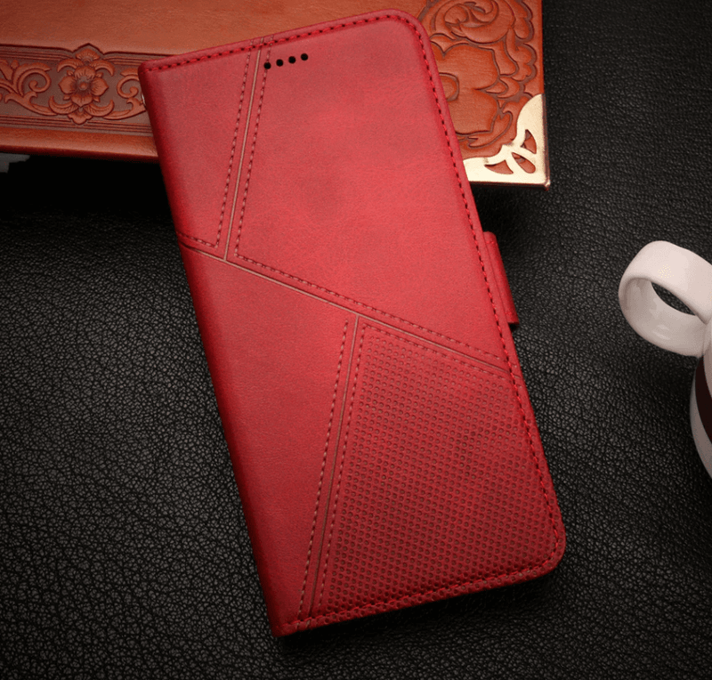 techplus Mobile Phone Case iPhone 18 Pro Max Flip Wallet Case Cowhide Dot Pattern iPhone 18 Pro Max Flip Wallet Case Cowhide Dot Pattern