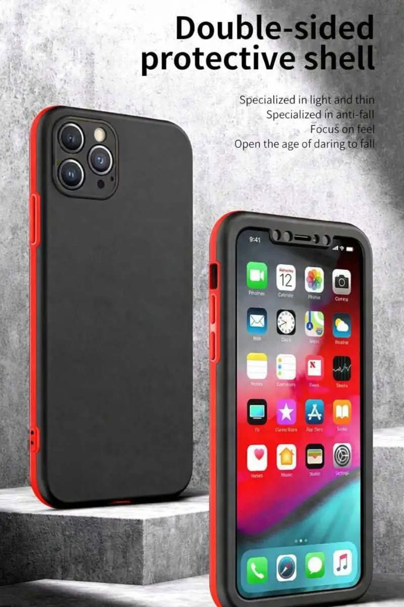 iPhone 11 Pro 360 Degree Case – 3-Piece Full Body Protection Cover by techplus