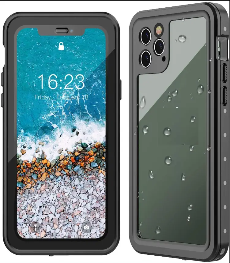 iPhone 11 Pro Waterproof Case Redpepper Full Protective Cover by techplus