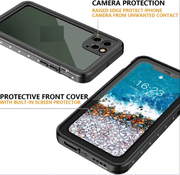 iPhone 11 Pro Waterproof Case Redpepper Full Protective Cover by techplus