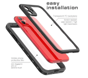 iPhone 11 Waterproof Case Redpepper Full Protective Cover by techplus