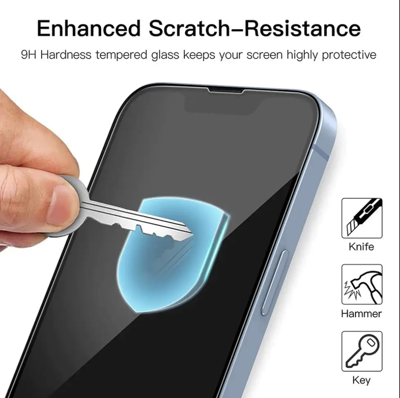 iPhone 13 Mini Glass Screen Protector (2 pack) by techplus