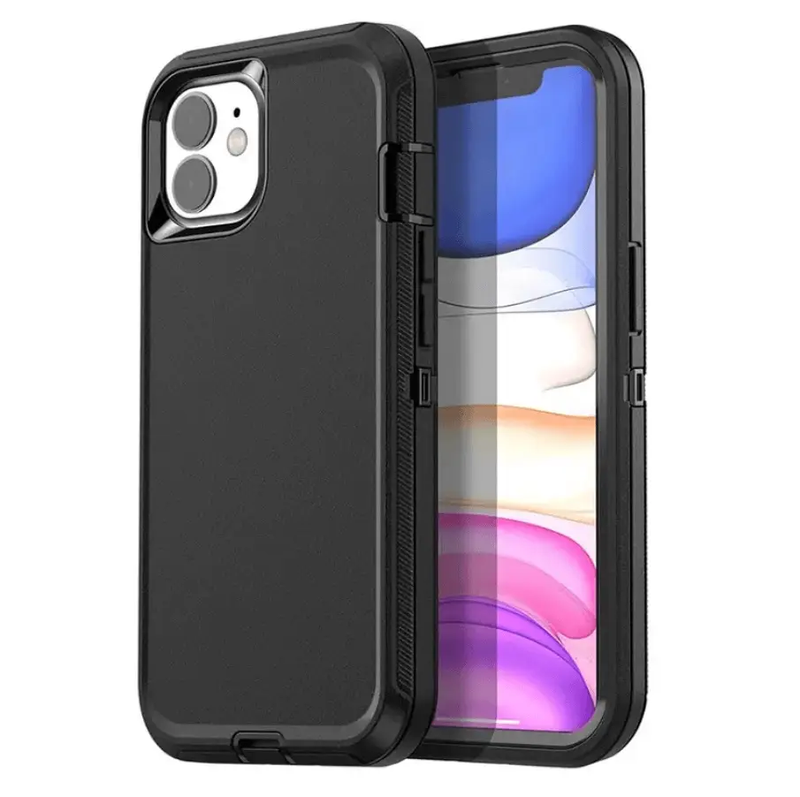 iPhone 12 Heavy Duty Shockproof Case by techplus