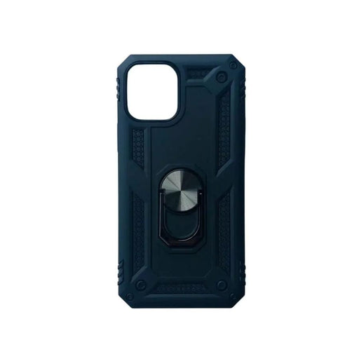 Rugged Armor Case for iPhone 12/iPhone 12 Pro (6.1”) (Black) by 9eight5