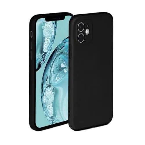 Silicone Case for iPhone 12/iPhone 12 Pro (6.1”) (Goospery Black) by 9eight5