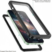 techplus iPhone 12 Pro Max Waterproof Case Redpepper Full Protective Cover iPhone 12 Pro Max Waterproof Case Redpepper