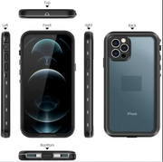 iPhone 12 Pro Waterproof Case Redpepper Full Protective Cover by techplus