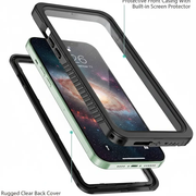 iPhone 12 Pro Max Waterproof Case Redpepper Full Protective Cover by techplus