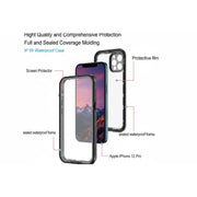 techplus iPhone 12 Pro Waterproof Case Redpepper Full Protective Cover Redpepper iPhone 12 Pro Waterproof Case Full Protection