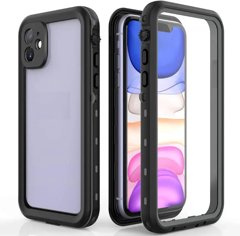 iPhone 12 Waterproof Case Redpepper Full Protective Shockproof Cover by techplus
