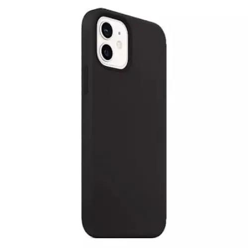 Silicone Case for iPhone 12/iPhone 12 Pro (6.1”) (Black) by 9eight5