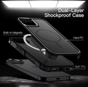 iPhone 14 MagSafe Case – Rugged Shockproof Heavy Duty Cover by techplus