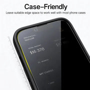 techplus Screen protector iPhone 13 Privacy Tempered Glass Screen Protector – 9H HD Anti-Spy, 2.5D Rounded Edge, Impact & Scratch Resistant iPhone 13 Privacy Tempered Glass Screen Protector 9H