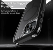 iPhone 14 Plus MagSafe Case – Rugged Shockproof Heavy Duty Cover by techplus