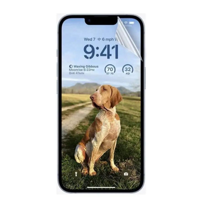 Hydrogel Screen Protector for iPhone 14 Plus (6.7”) by 9eight5