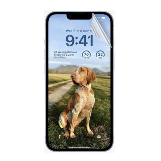 Hydrogel Screen Protector for iPhone 14 Plus (6.7”) by 9eight5