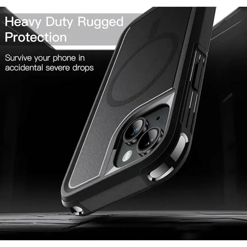 techplus iPhone 14 Plus MagSafe Case – Rugged Shockproof Heavy Duty Cover TechPlus iPhone 14 Plus MagSafe Rugged Case Heavy Duty