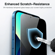 techplus iPhone 13 Pro Max Privacy Tempered Glass Screen Protector 9H HD Anti Spy IPhone 13 Pro Max Privacy Tempered Glass Protector