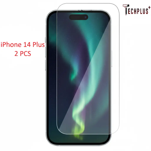 iPhone 14 Plus Glass Screen Protector (2 pack) by techplus