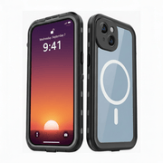 techplus Waterproof & Shockproof Case for iPhone 15 – Clear Protective Cover TechPlus Waterproof Shockproof Case for iPhone 15