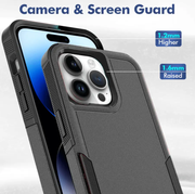 iPhone 14 Pro Dual Layer Armor Hard Case by techplus