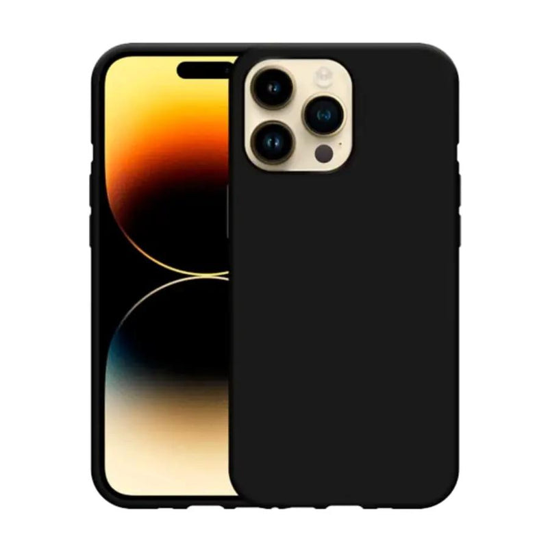 Silicone Case for iPhone 14 Pro Max (6.7”) (Black) by 9eight5