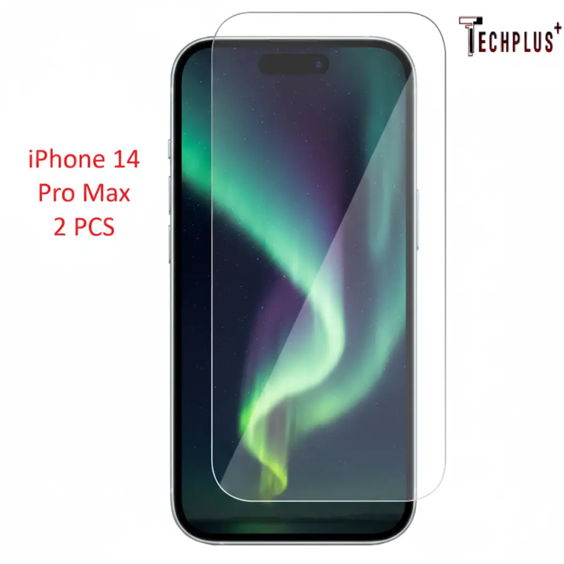 iPhone 14 Pro Max Glass Screen Protector (2 pack) by techplus