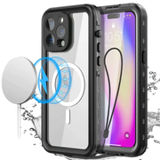 MagSafe Waterproof Shockproof Case for iPhone 15 Pro Max | Redpepper by techplus