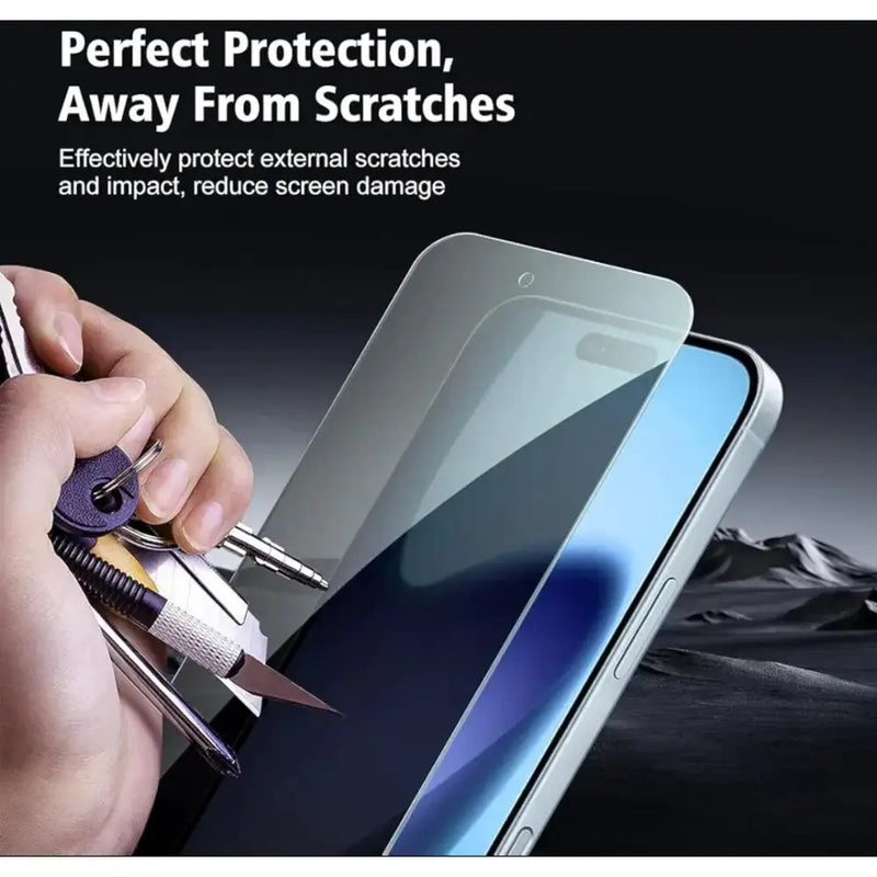 techplus Screen protector iPhone 14 Pro Privacy Tempered Glass Screen Protector (2 Pack) – 9H HD Anti-Spy, 2.5D Rounded Edge, Impact & Scratch Resistant IPhone 14 Pro Privacy Screen Protector 2 Pack