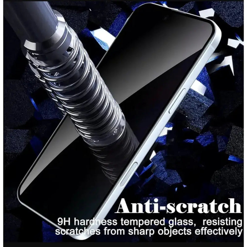 techplus Screen protector iPhone 14 Pro Privacy Tempered Glass Screen Protector (2 Pack) – 9H HD Anti-Spy, 2.5D Rounded Edge, Impact & Scratch Resistant IPhone 14 Pro Privacy Screen Protector 2 Pack