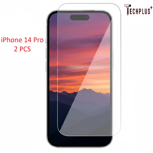 iPhone 14 Pro Glass Screen Protector (2 pack) by techplus