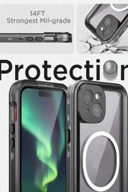 Waterproof Shockproof Case for iPhone 14 | Full Body Protective Cover by techplus