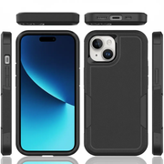 iPhone 15 Dual Layer Armor Hard Case by techplus