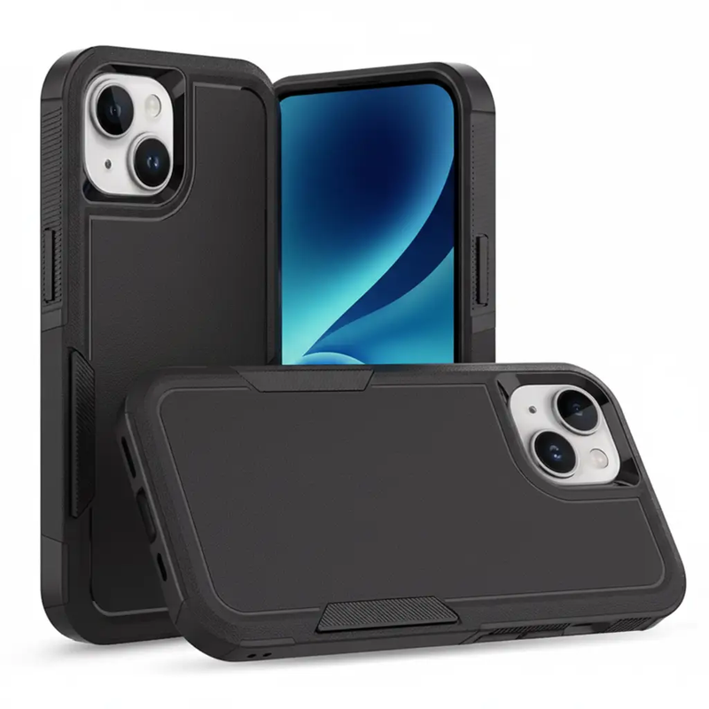 iPhone 15 Plus Dual Layer Armor Hard Case by techplus