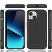 iPhone 13 Dual Layer Armor Hard Case by techplus