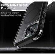 techplus iPhone 15 Plus MagSafe Case – Rugged Shockproof Heavy Duty Cover iPhone 15 Plus MagSafe Case Rugged Shockproof