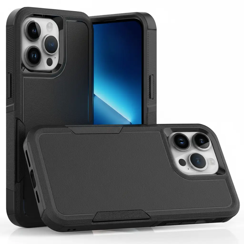 iPhone 15 Pro Dual Layer Armor Hard Case by techplus