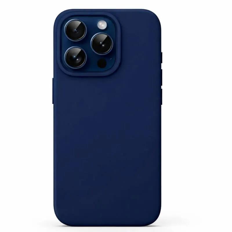iPhone 14 Pro Silicone Case – Soft Protective Cover (Black, Blue, Red) by techplus