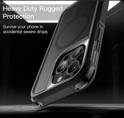 iPhone 14 Pro MagSafe Case – Rugged Shockproof Heavy Duty Cover by techplus