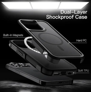 iPhone 14 Pro MagSafe Case – Rugged Shockproof Heavy Duty Cover by techplus