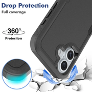 iPhone 16 Dual Layer Armor Hard Case by techplus