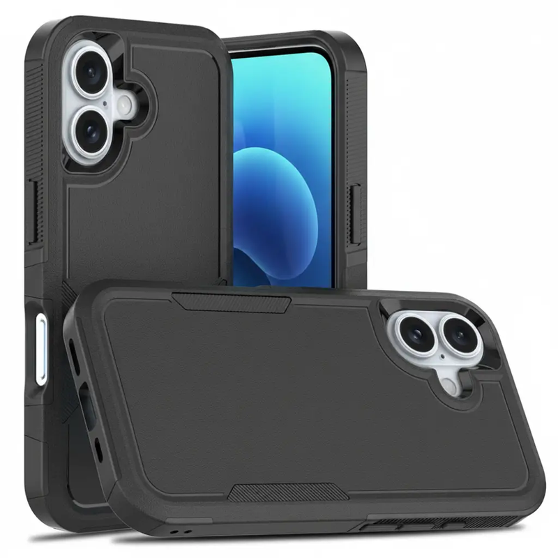 iPhone 16 Plus Dual Layer Armor Hard Case by techplus