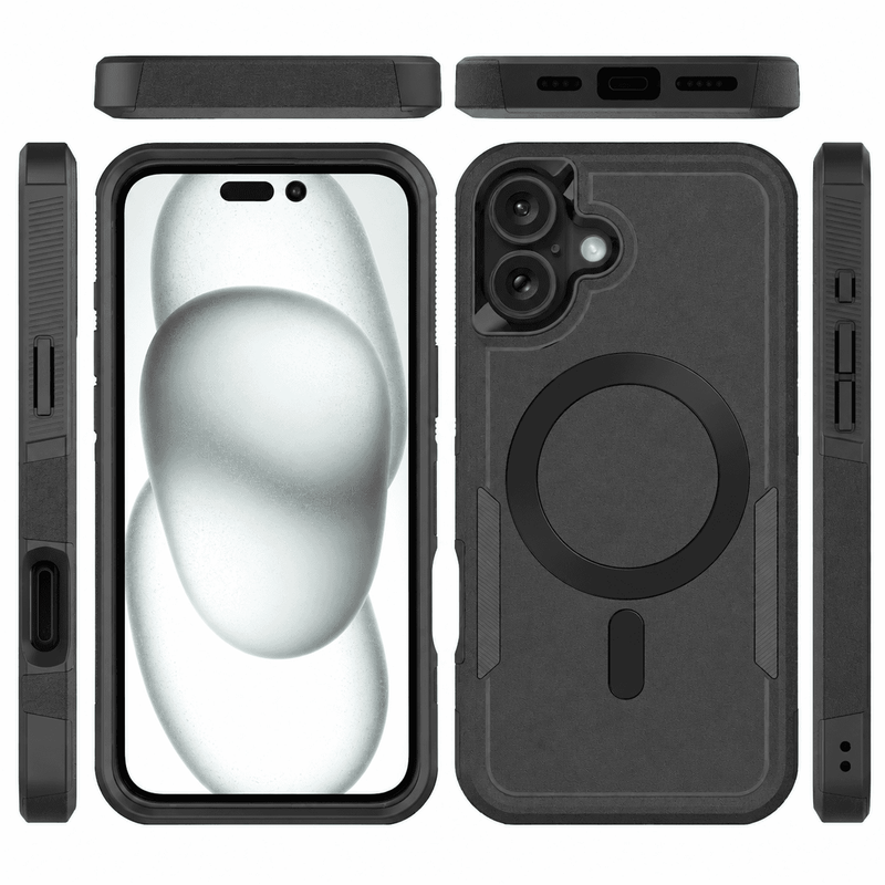 techplus IPhone 16 Plus MagSafe Rugged Shockproof Heavy Duty Case IPhone 16 Plus MagSafe Rugged Shockproof Heavy Duty Case