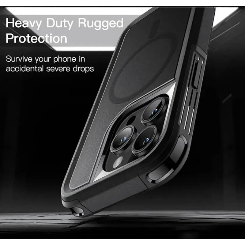 techplus iPhone 16 Pro MagSafe Case – Rugged Shockproof Heavy Duty Cover IPhone 16 Pro MagSafe Rugged Shockproof Case