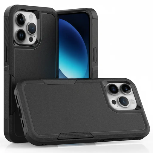 iPhone 16 Pro Max Dual Layer Armor Hard Case by techplus