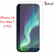 techplus iPhone 16 Pro Max Glass Screen Protector (2 pack) iPhone 16 Pro Max Tempered Glass Screen Protector